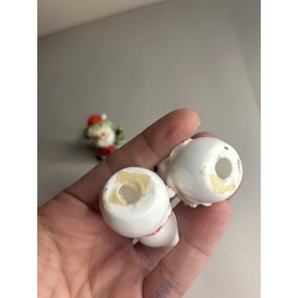 NAPCO Bone China Christmas Snowman Santa Vintage Spaghetti 1960’s Lot 4 - Picture 7 of 12
